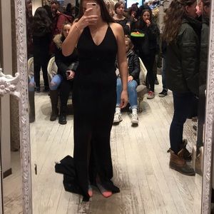 Long black dress